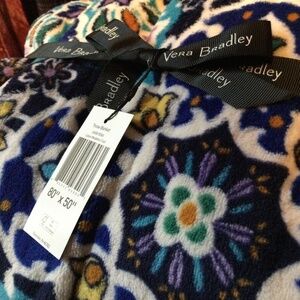 New Vera Bradley Throw Blanket Lisbon Medallion